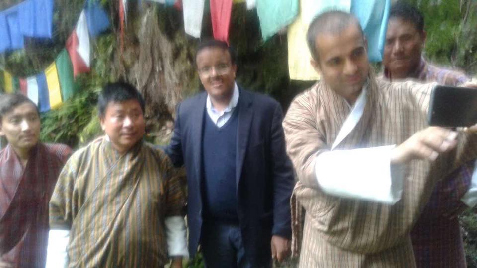 Mr Mengistu Alemayehu, Director , South Asia, IFC, World Bank and Mr Om Bhandari the local IFC