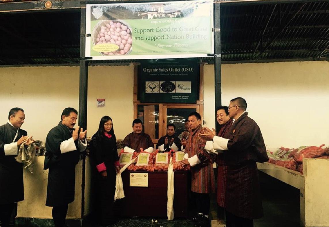 certified organic potato from Gasa was launched