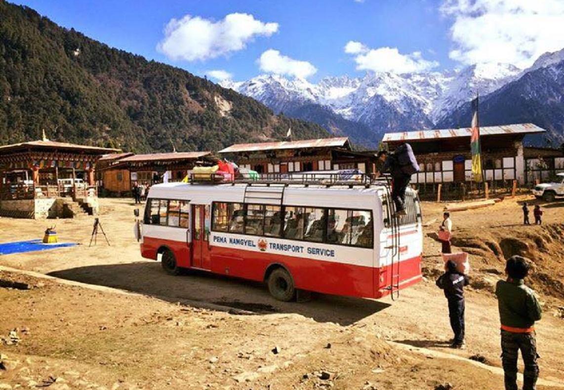 inauguration of a Bus Service between Gasa and Punakha/Thimphu