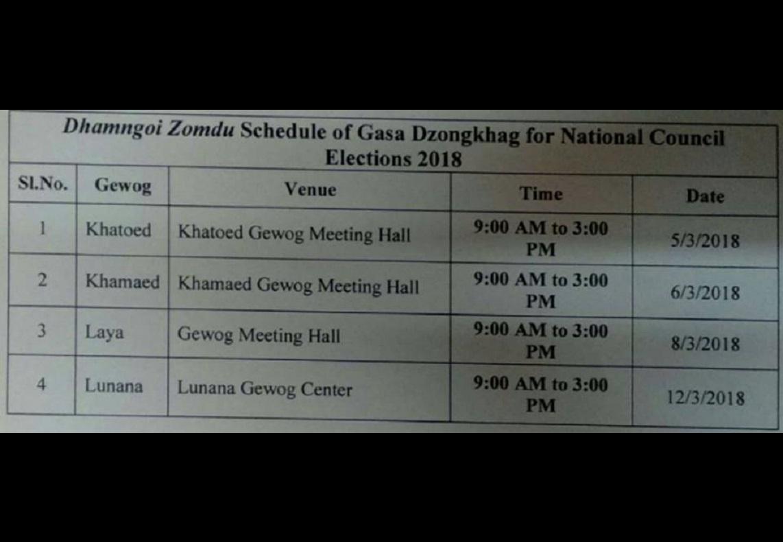 Dhamngoi Zomdue for Gasa dzongkhag 2018 
