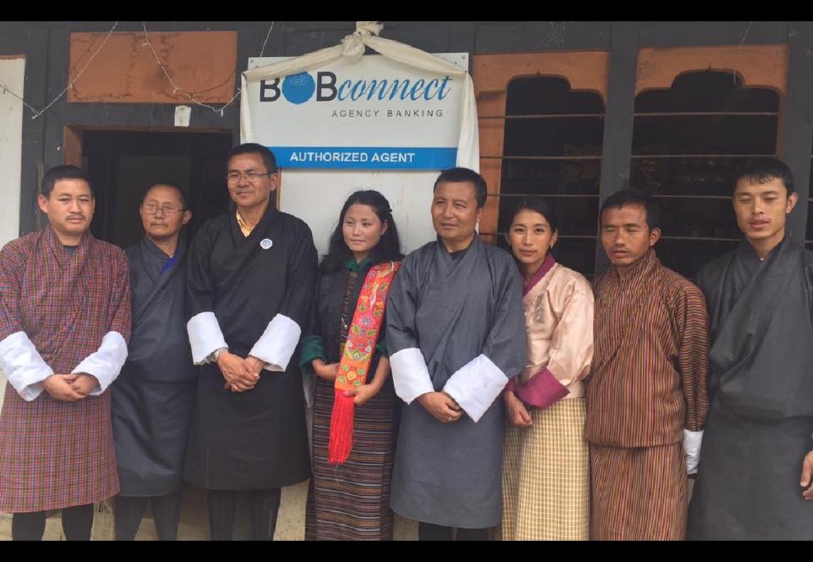  BoB Agency Banking at Lebgang, Damji, Khamoed Gewog was inaugurated
